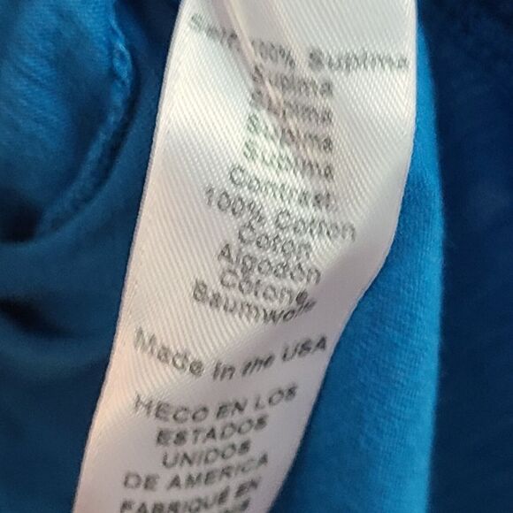 New MICHAEL STARS Womens (3X) Blue (Pacific) Dina Fabric Mix V-Neck Tank Top $98 - Picture 8 of 10